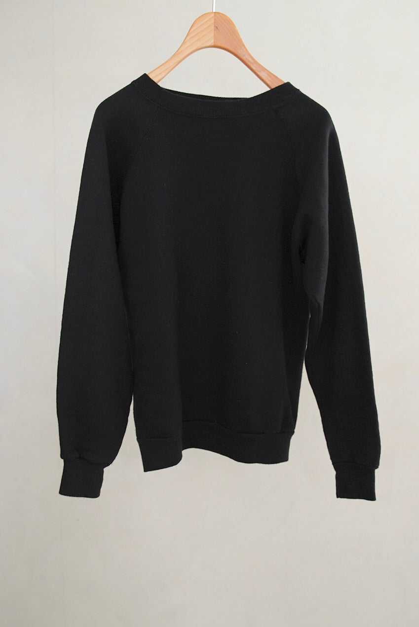 1980s Sweat in black