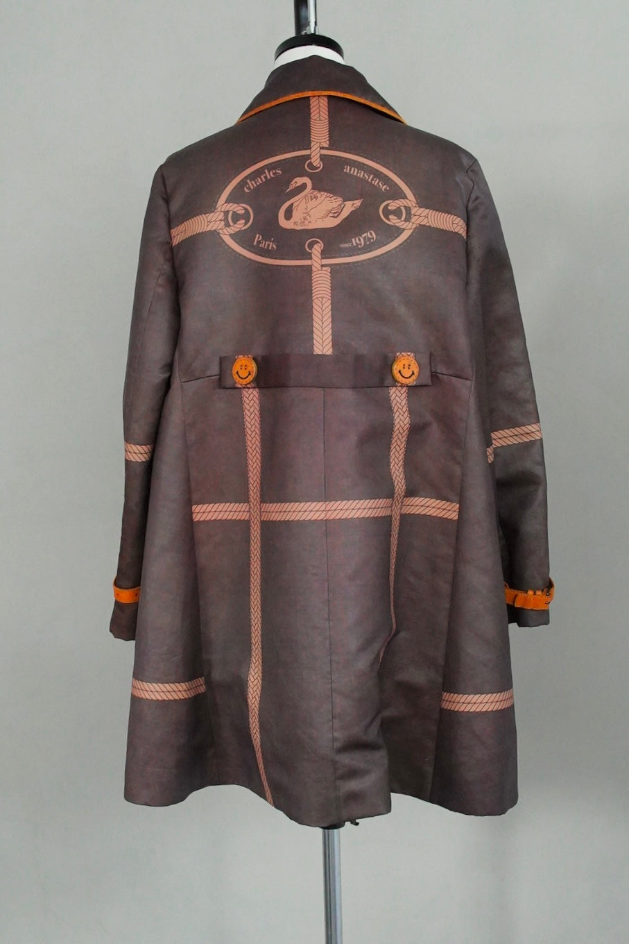 1990-2000s Charles Anastase, trompe-l'oeil bonding coat