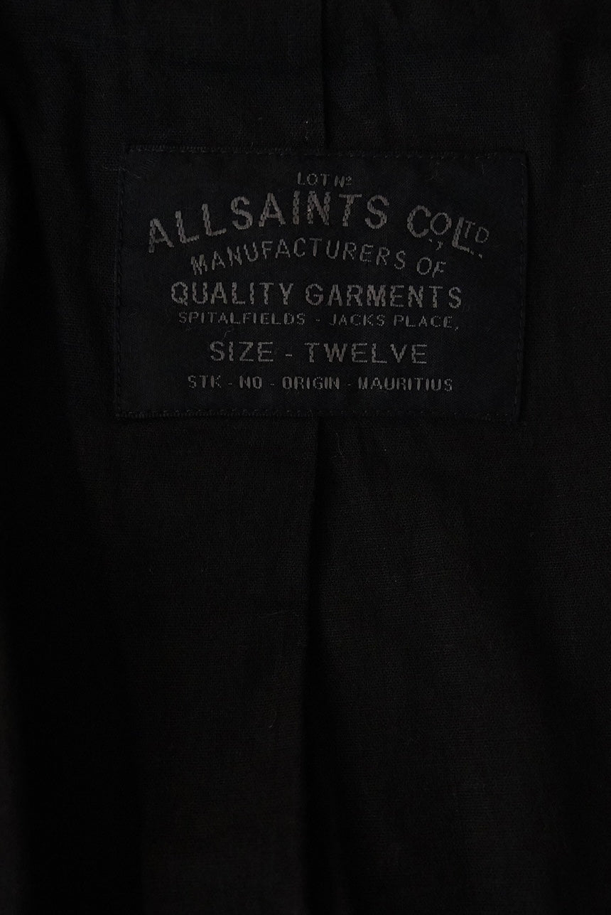 Allsaint, aging leather jacket