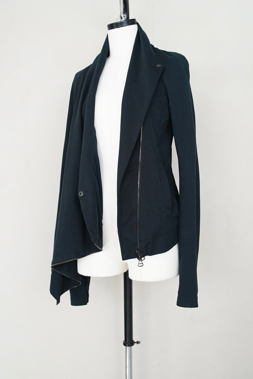 00s Helmut Lang, double face zip up cotton jacket