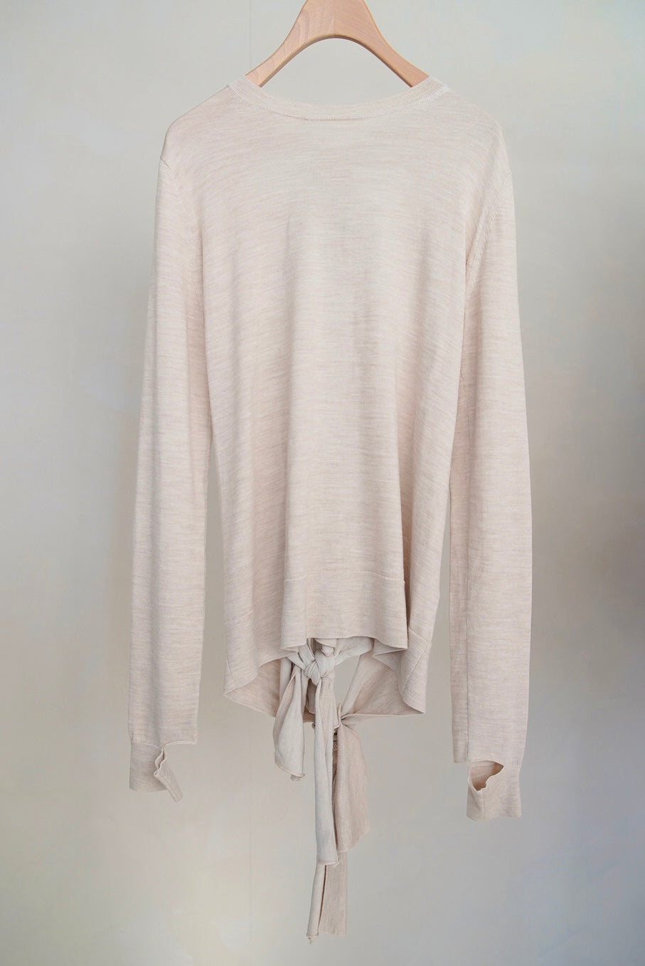 2000s Celine by Phoebe Philo, back tied knit top