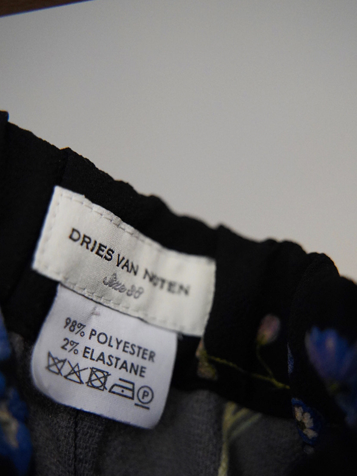2000s Dries Van Noten, botanical printed trousers