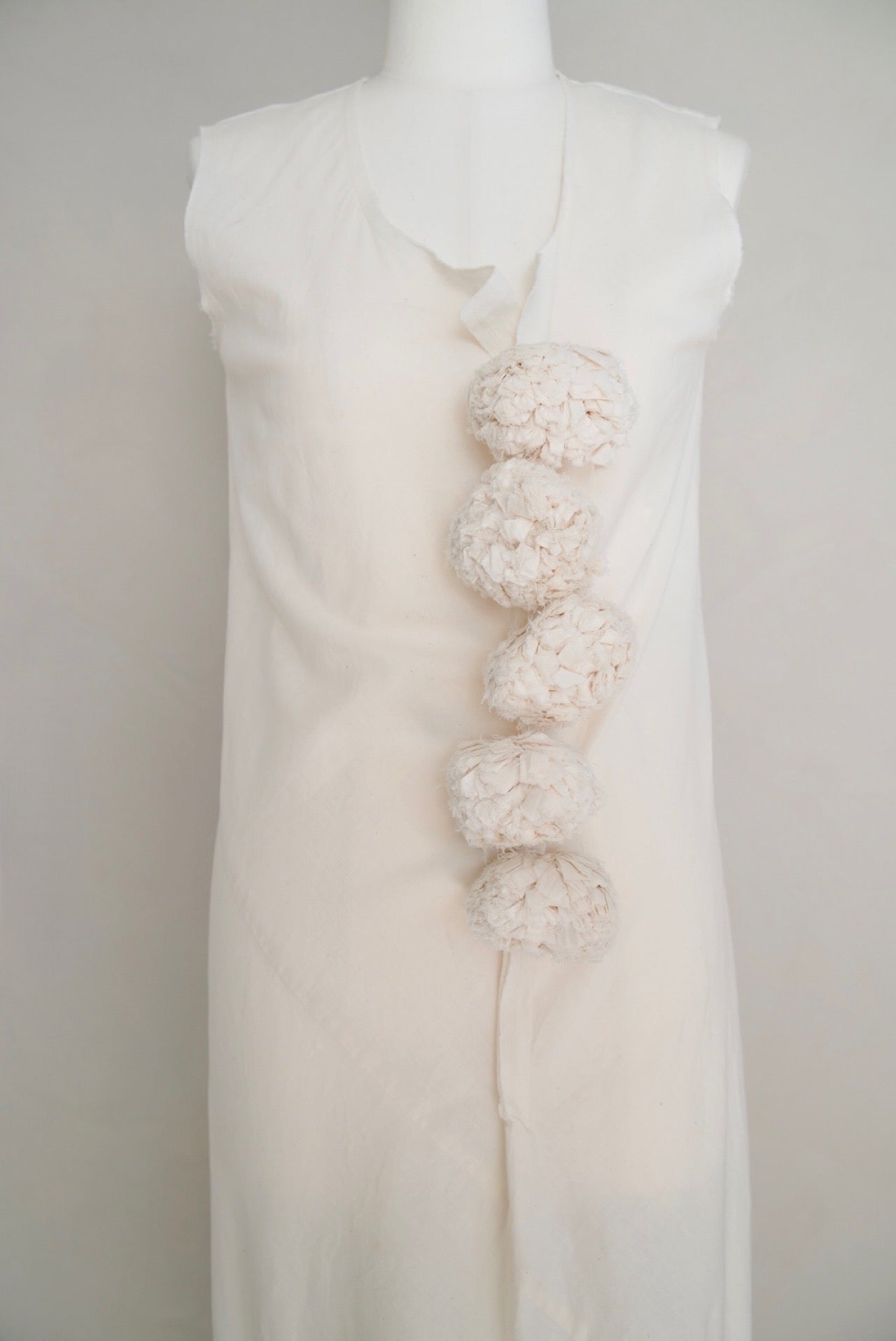 AD2002 COMME des GARÇONS, pon pon cotton dress