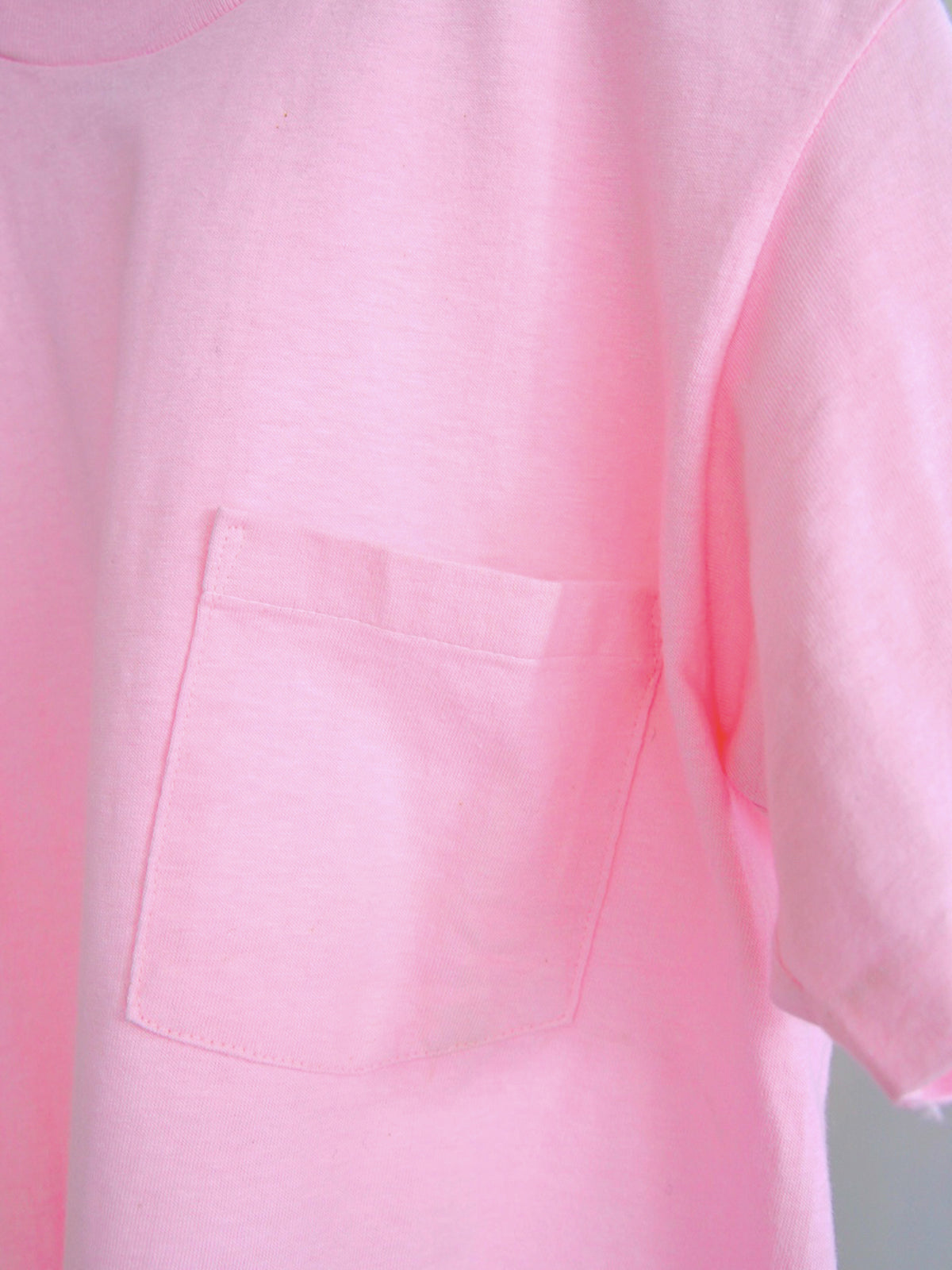 1980s Pocket T-Shirt in pink