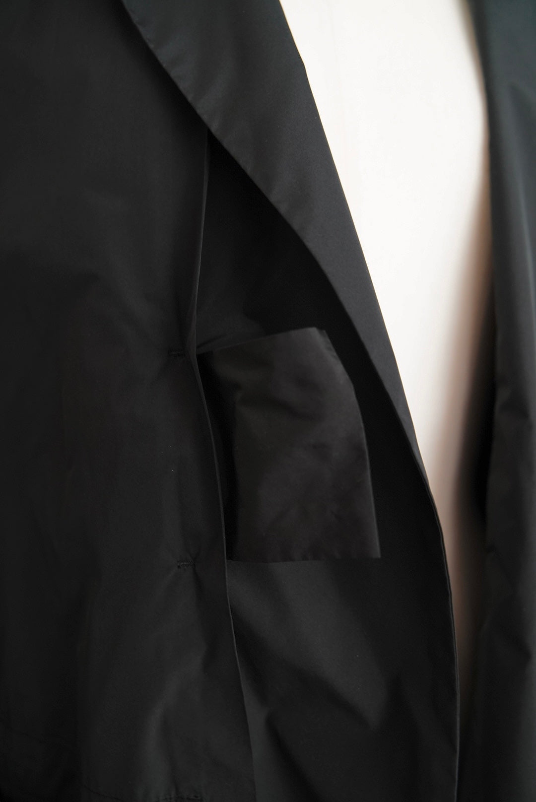 1990s Jil Sander, front knot nylon jacket