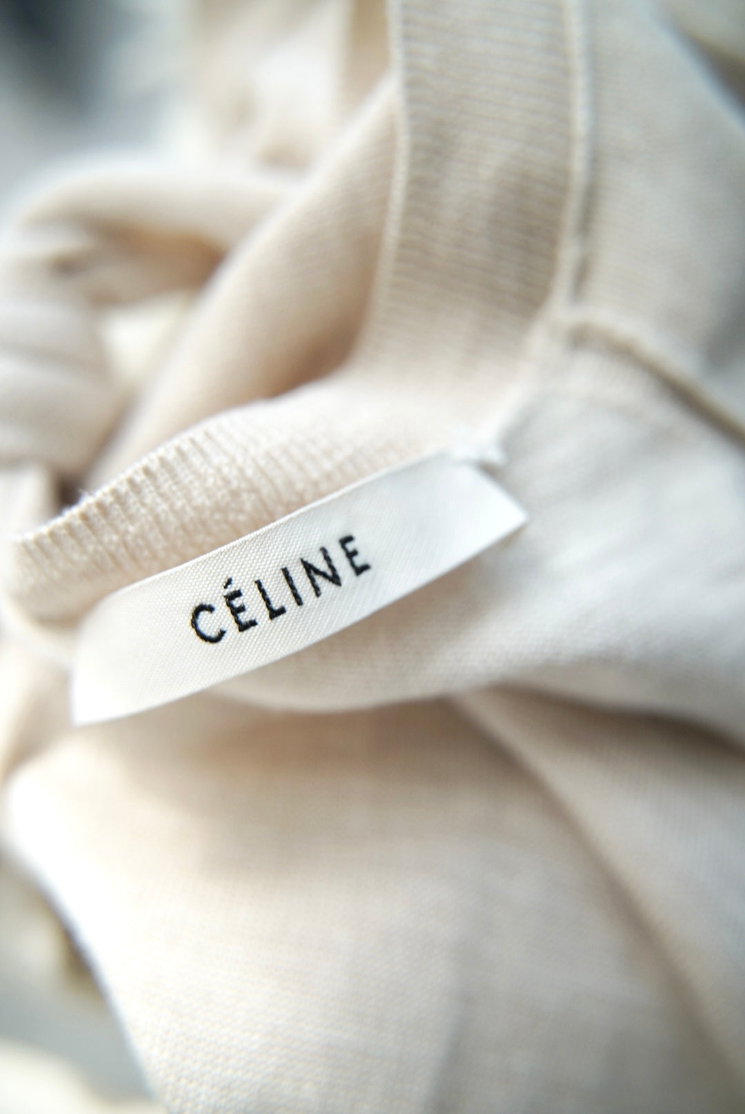 2000s Celine by Phoebe Philo, back tied knit top