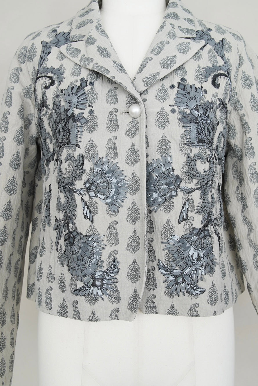 2000s Dries Van Noten, embroidered bijou jacket