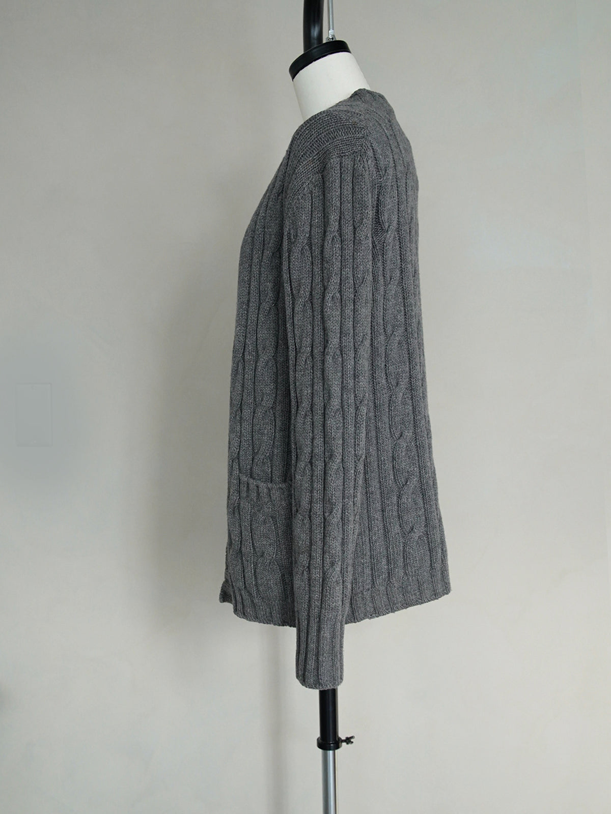 1970s Yves Saint Laurent, cable knit cardigan