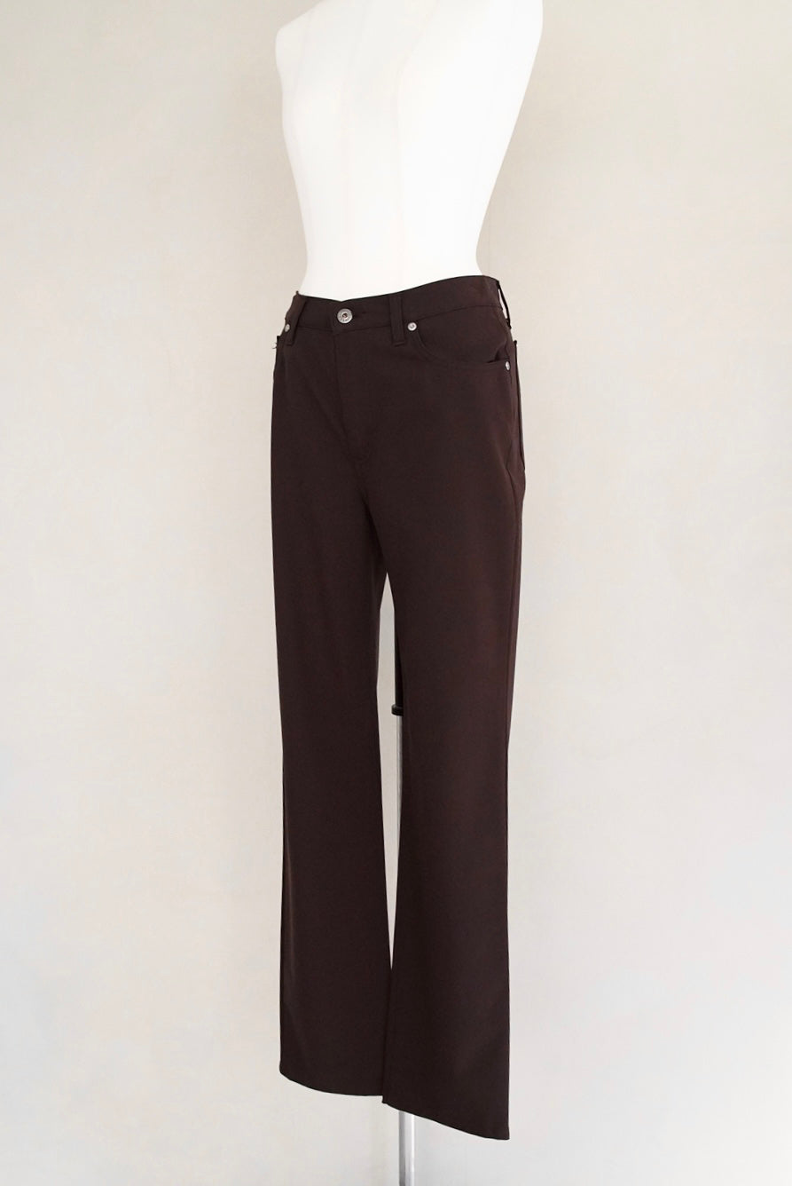 1980s Krizia, trousers in dark brown