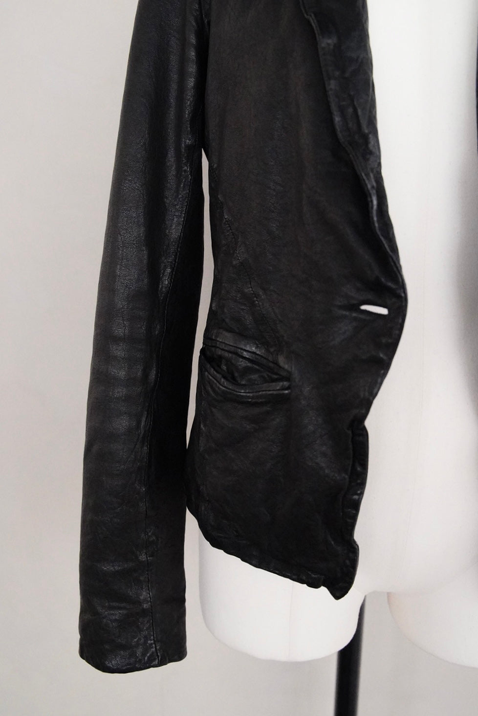 Allsaint, aging leather jacket