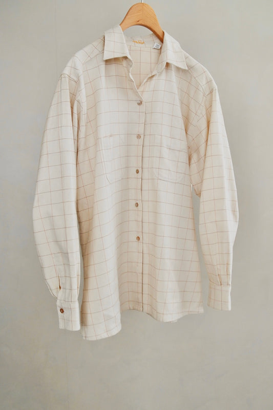 1990s Pleid cotton flannel shirt