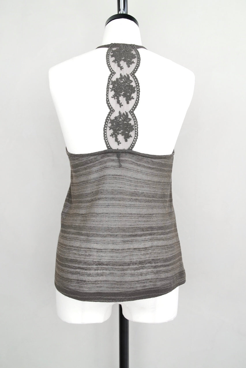 2000s Knit camisole with back lace