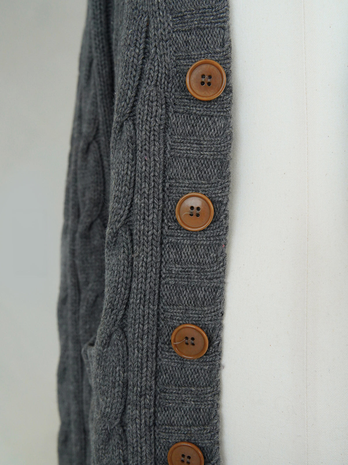 1970s Yves Saint Laurent, cable knit cardigan