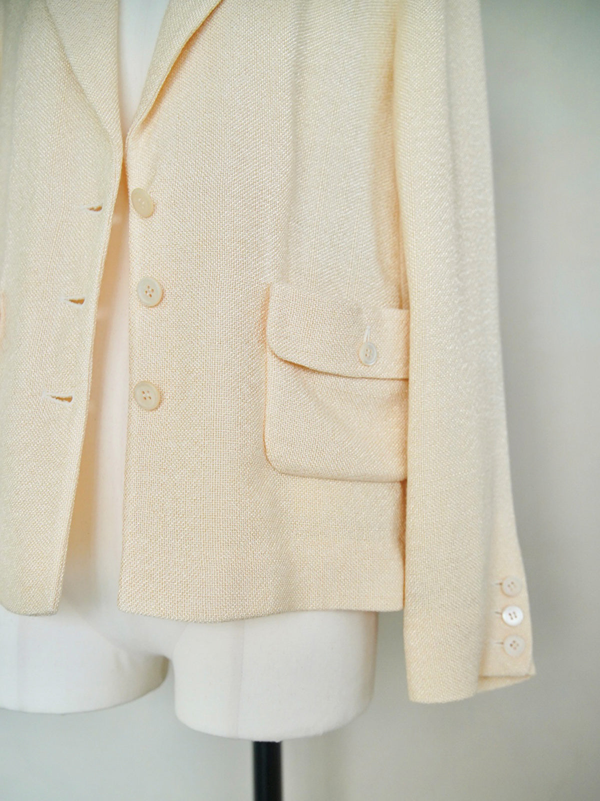 2000s Prada, silk short jacket