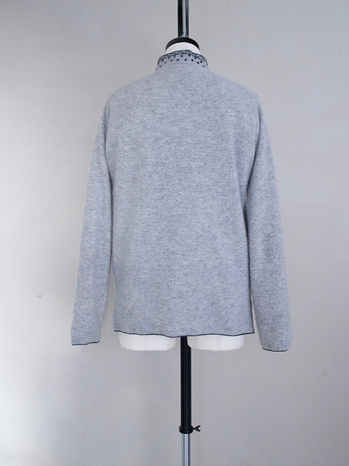 1960s Angola, sequin, embroidered knit jacket