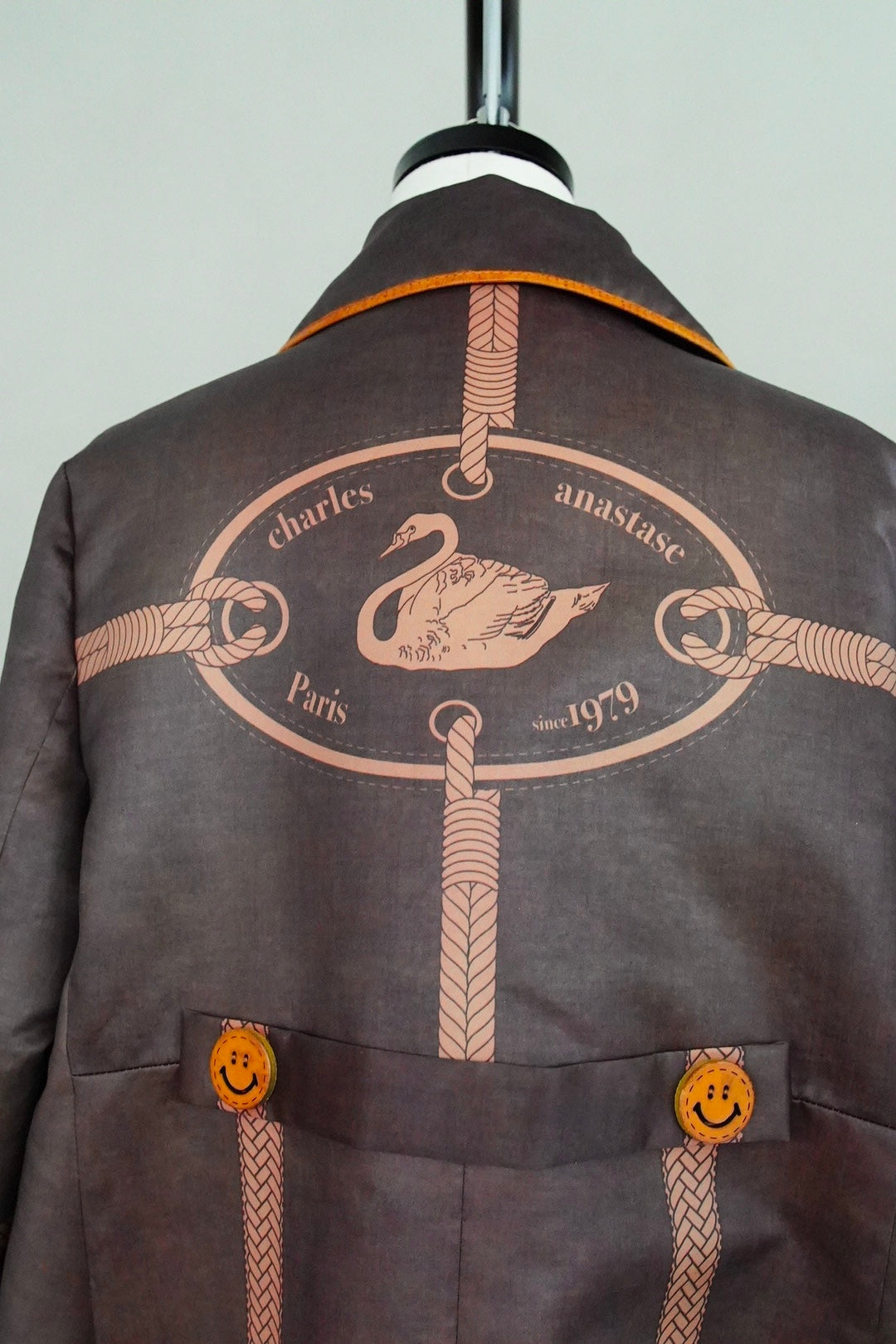 1990-2000s Charles Anastase, trompe-l'oeil bonding coat