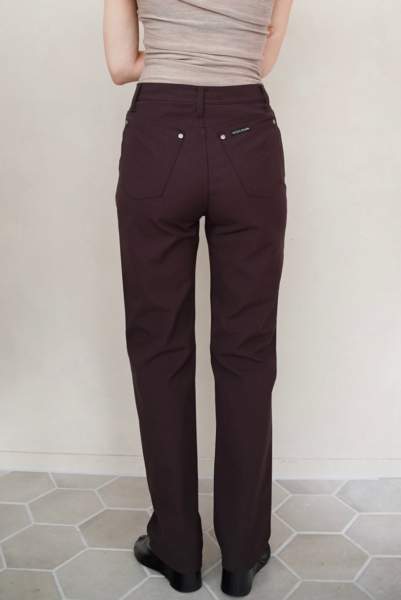 1980s Krizia, trousers in dark brown
