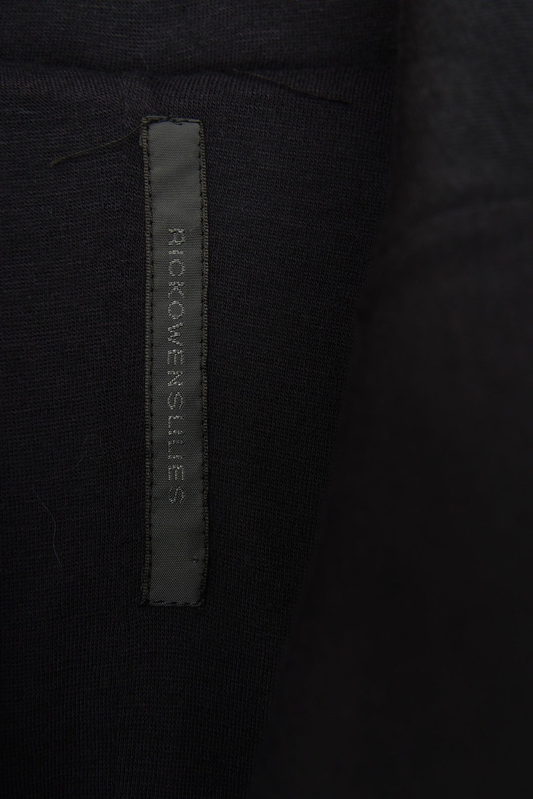 2000s Rick Owens, stone wash leather puffer down jacket