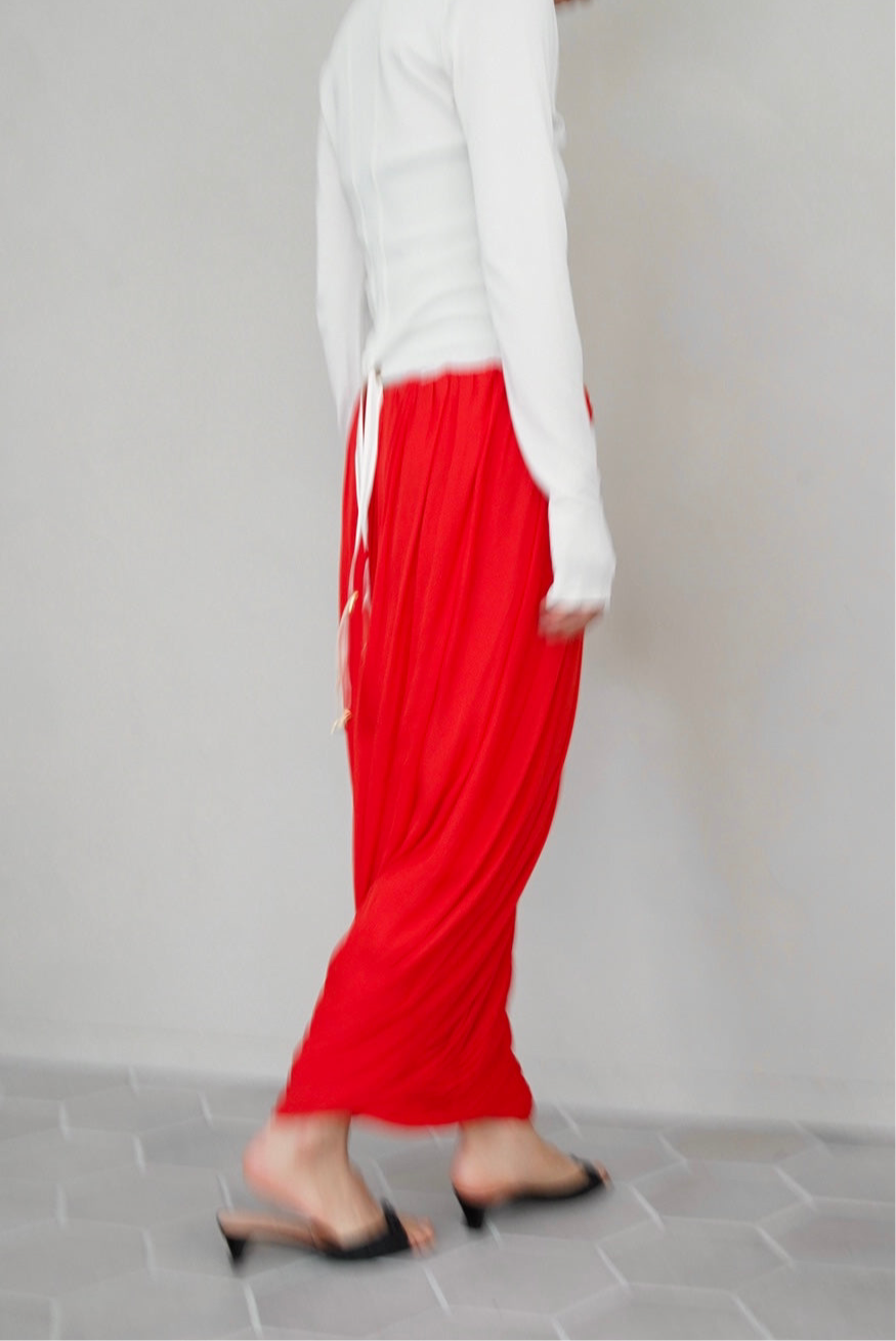 spring 2008 Lanvin by Alber Elbaz, balloon bud skirt