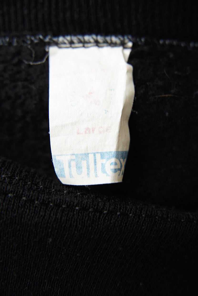 1980s Sweat in black