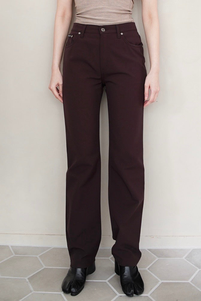 1980s Krizia, trousers in dark brown