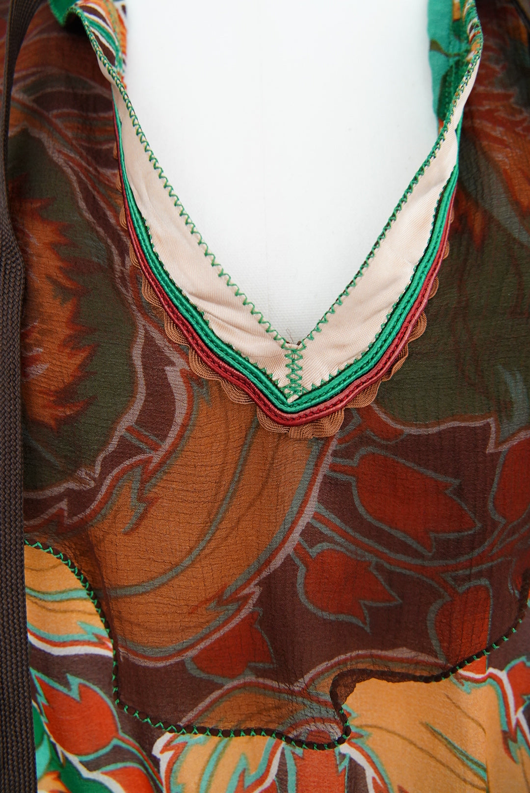 1970s London Vintage, liberty made couture blouse