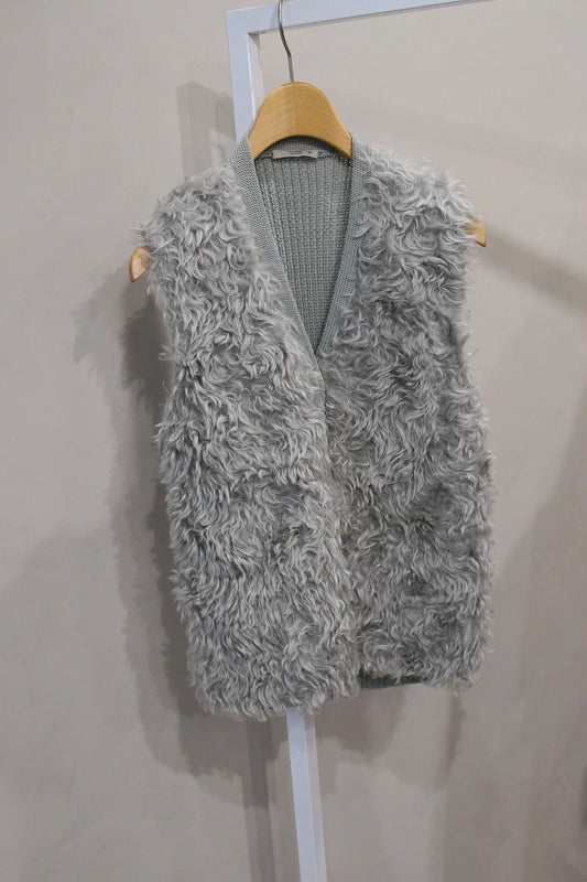 2007 AW Prada, lamb fur knit vest