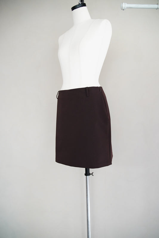 Early 2000s Prada, micro mini skirt