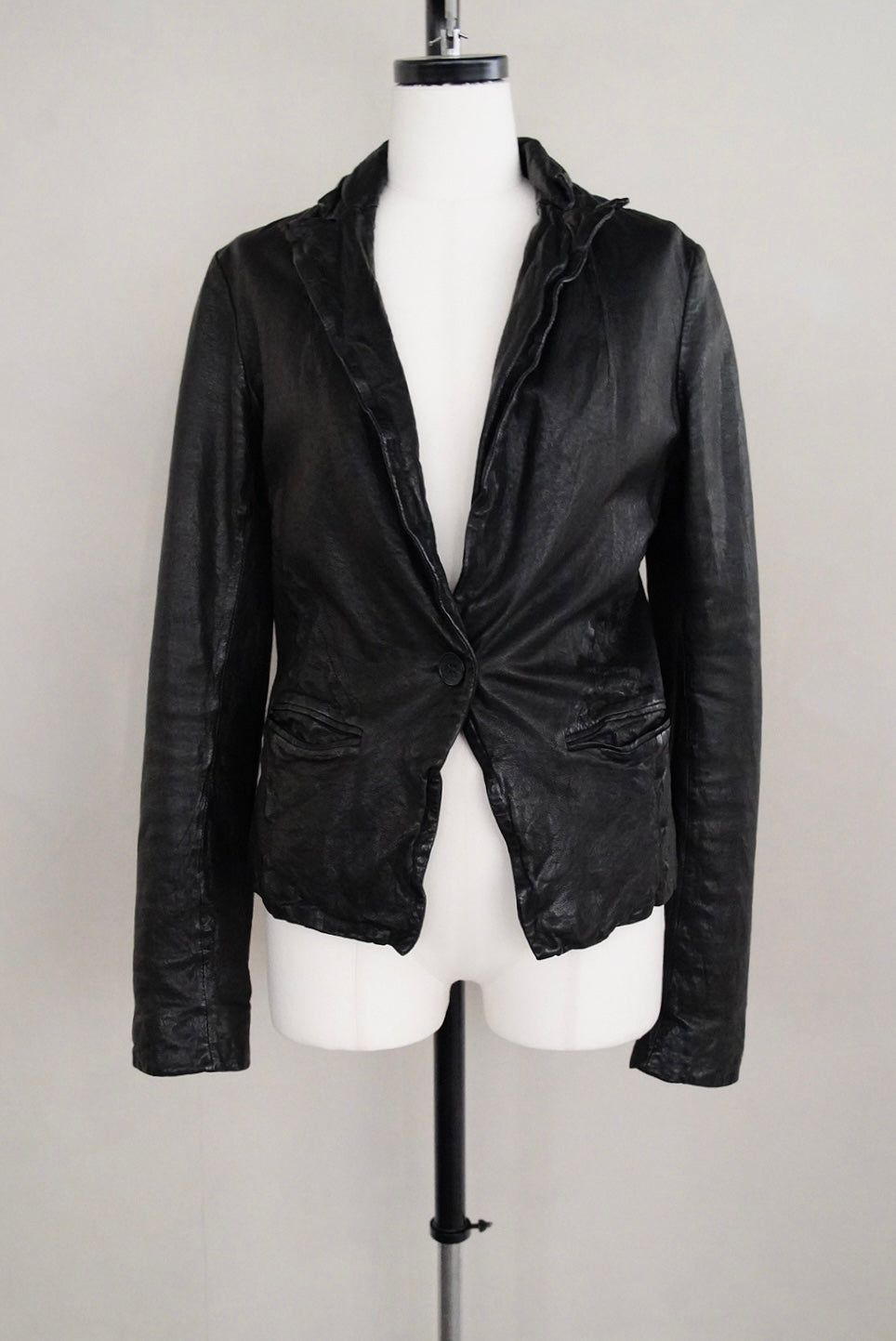 Allsaint, aging leather jacket