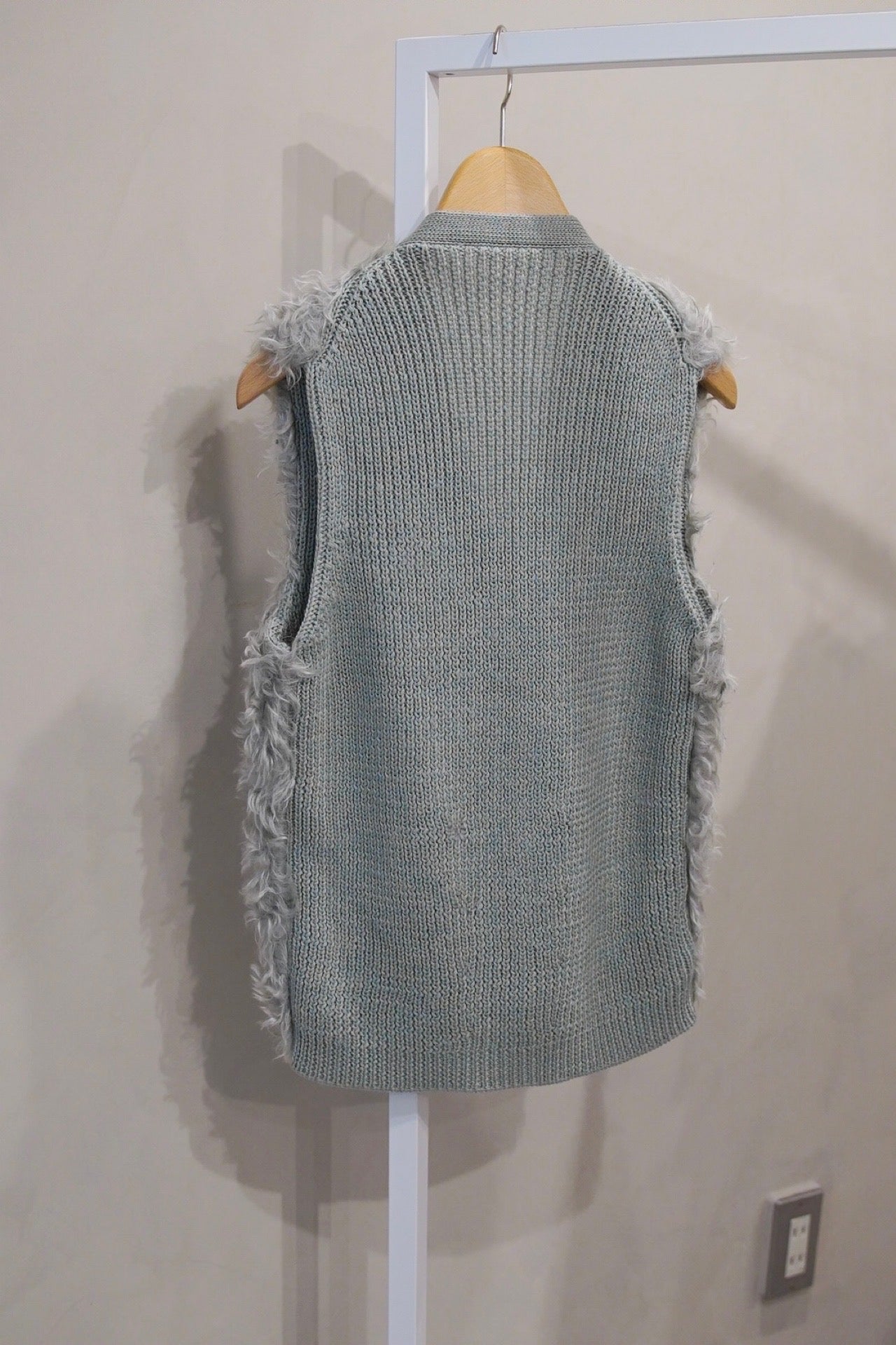 2007 AW Prada, lamb fur knit vest