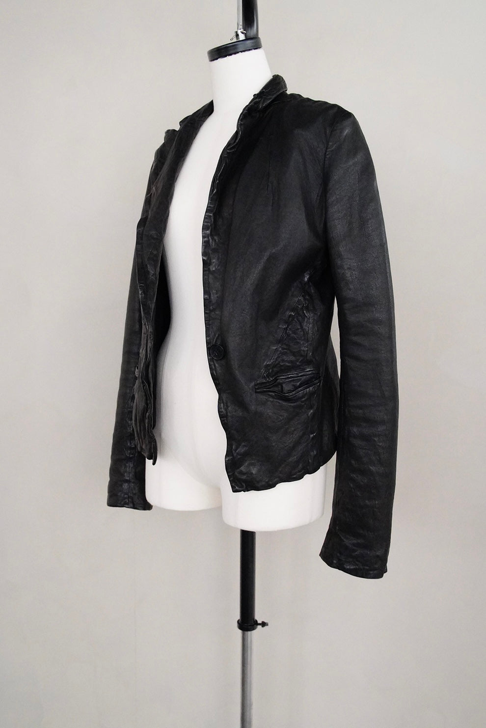 Allsaint, aging leather jacket