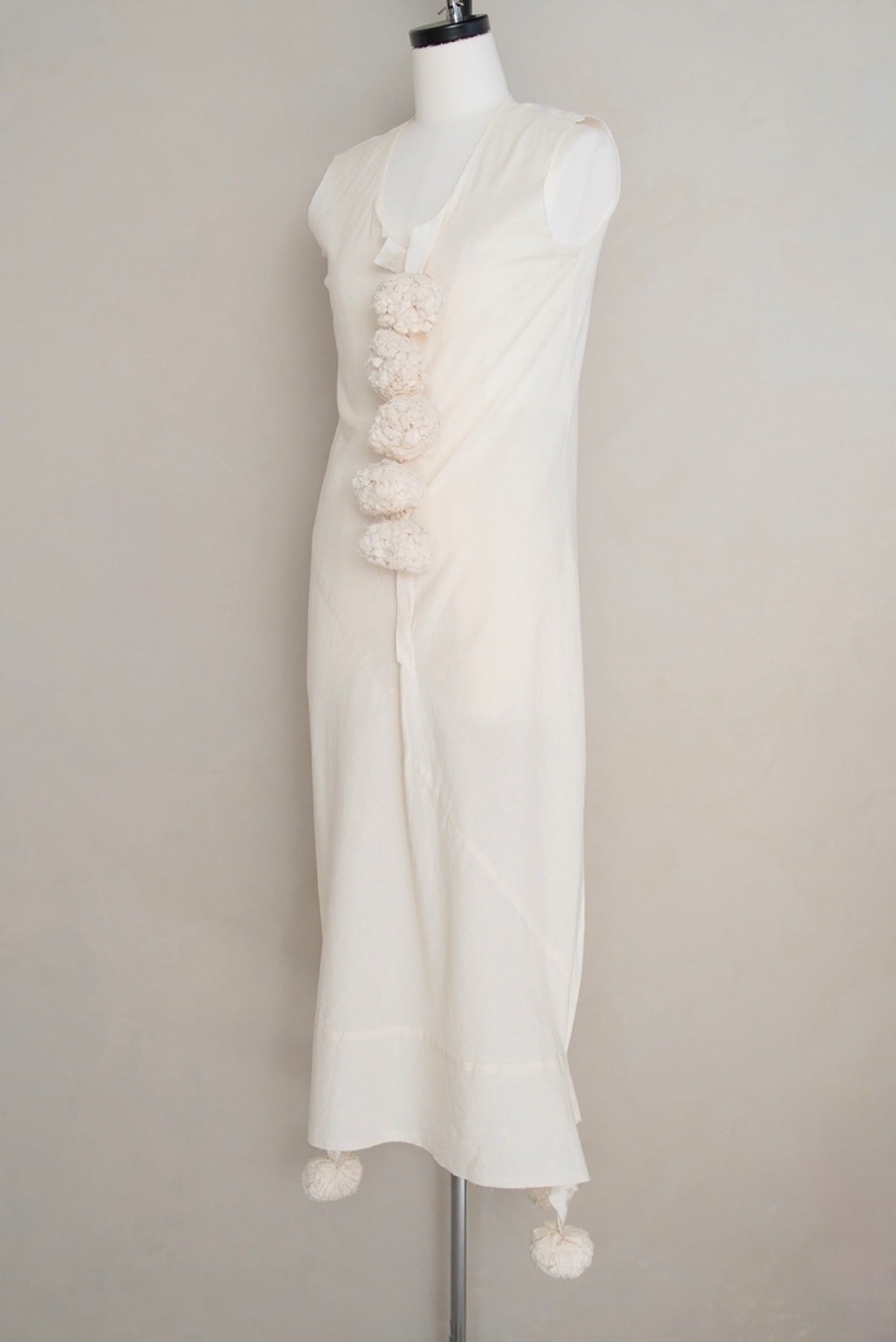 AD2002 COMME des GARÇONS, pon pon cotton dress