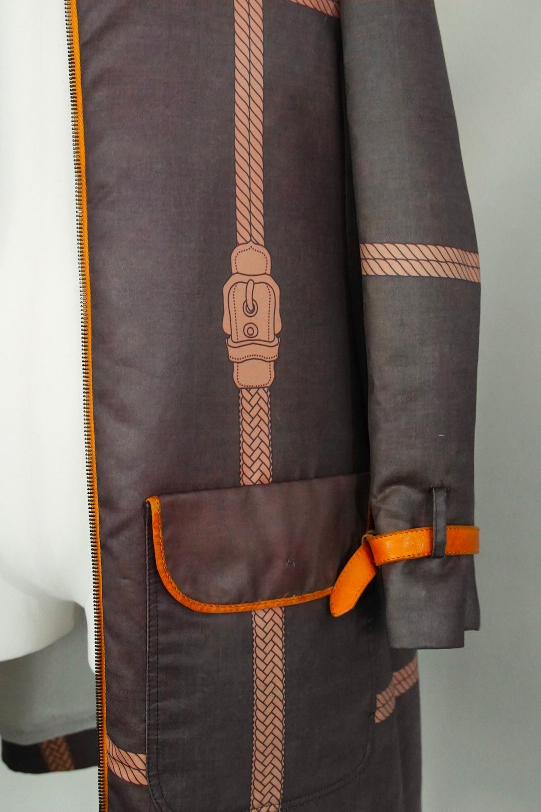 1990-2000s Charles Anastase, trompe-l'oeil bonding coat