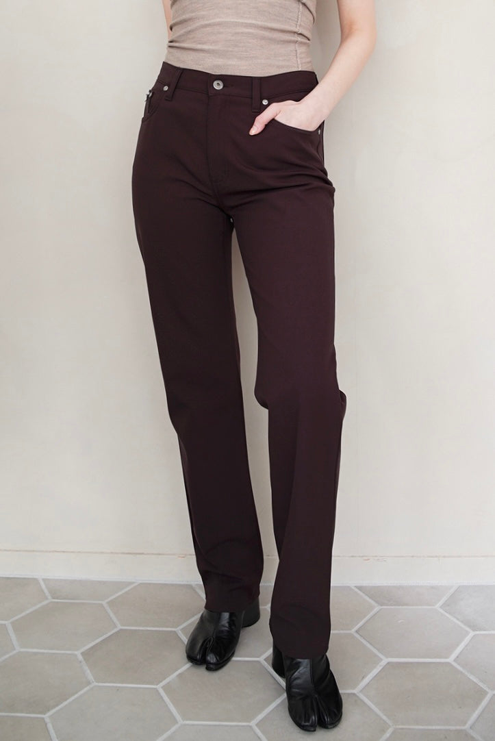 1980s Krizia, trousers in dark brown