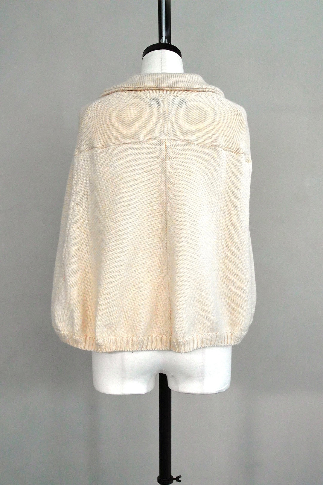 AD2000 Comme des Garçons, zip up knit poncho