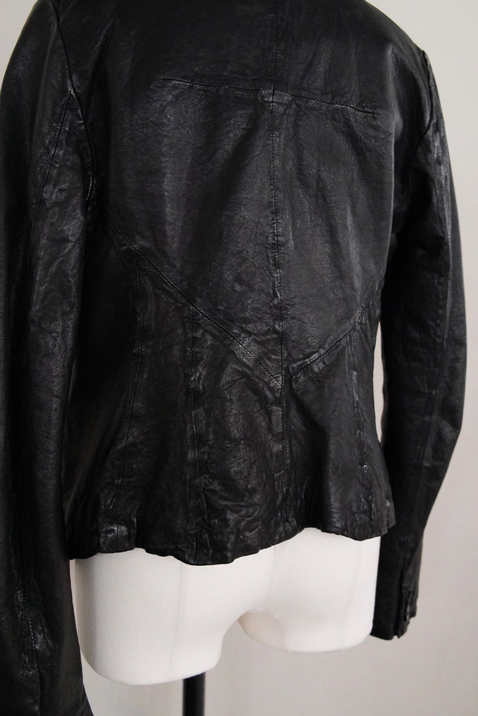 Allsaint, aging leather jacket