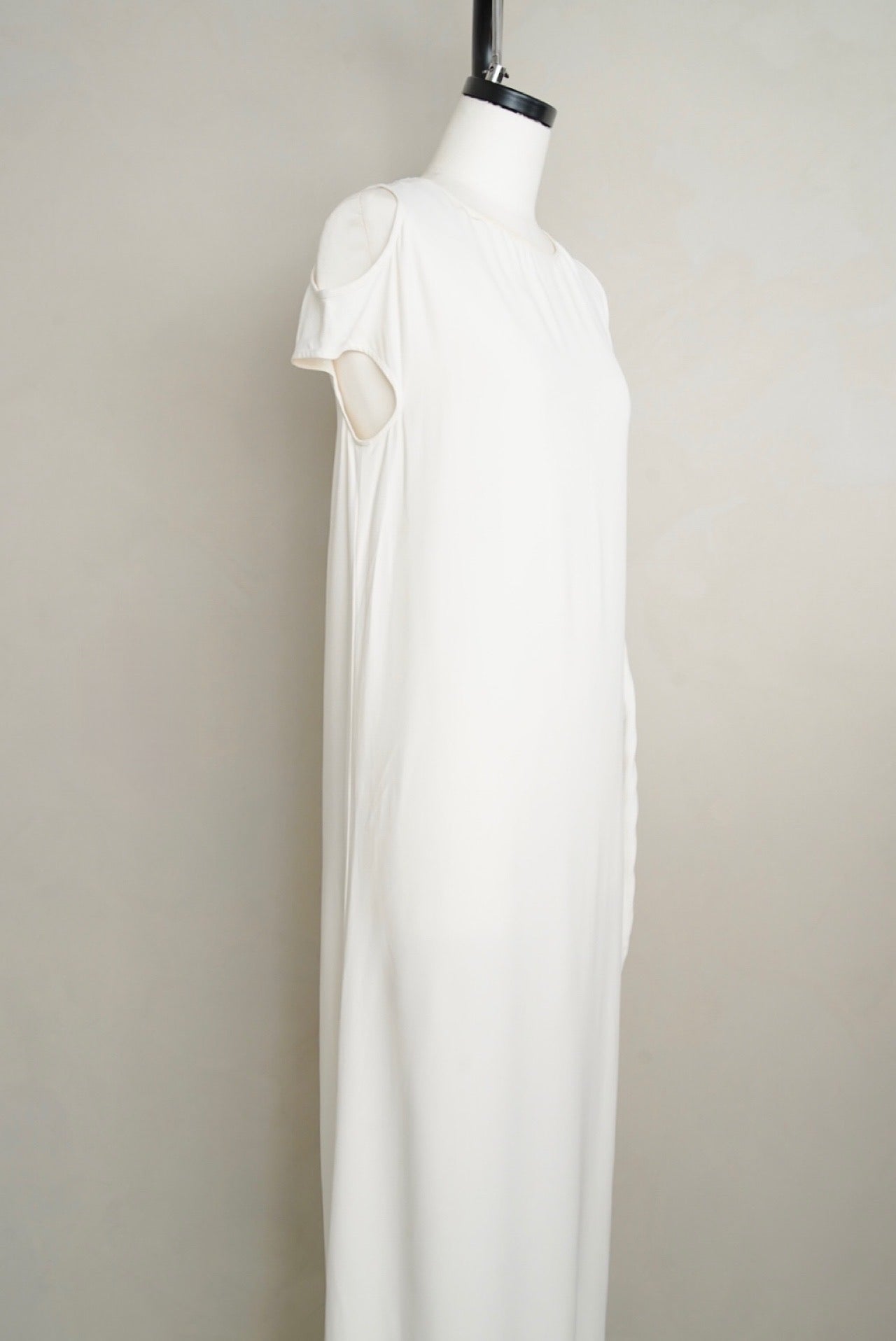 2000s Helmut Lang, asymmetry long dress