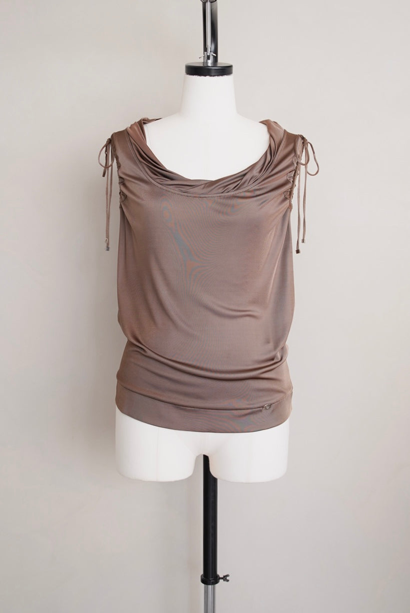 2000s Gucci, drawstring top