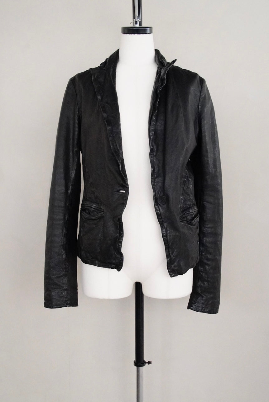 Allsaint, aging leather jacket
