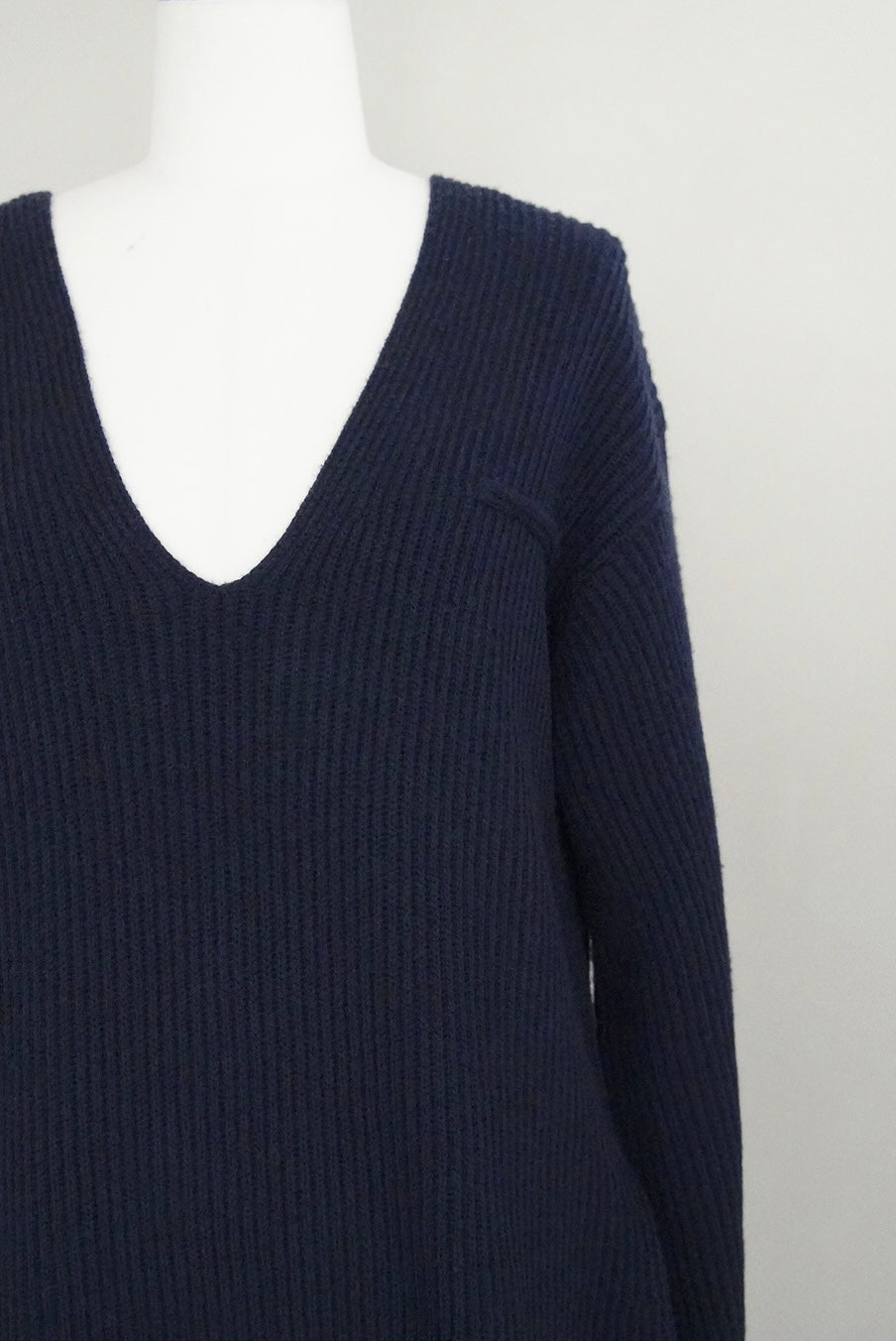 00s Helmut Lang, rib knit allinone in navy