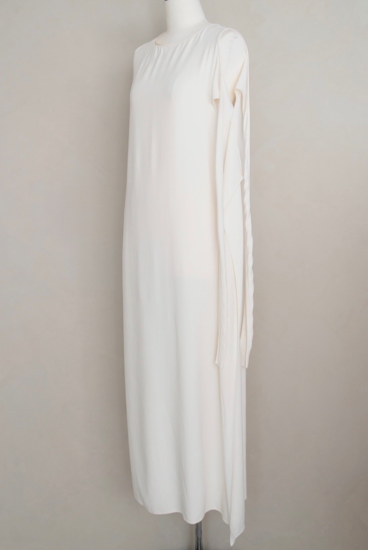 2000s Helmut Lang, asymmetry long dress