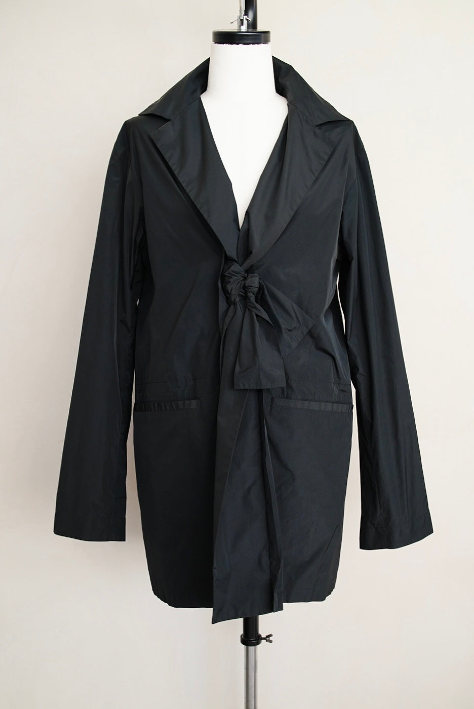 1990s Jil Sander, front knot nylon jacket