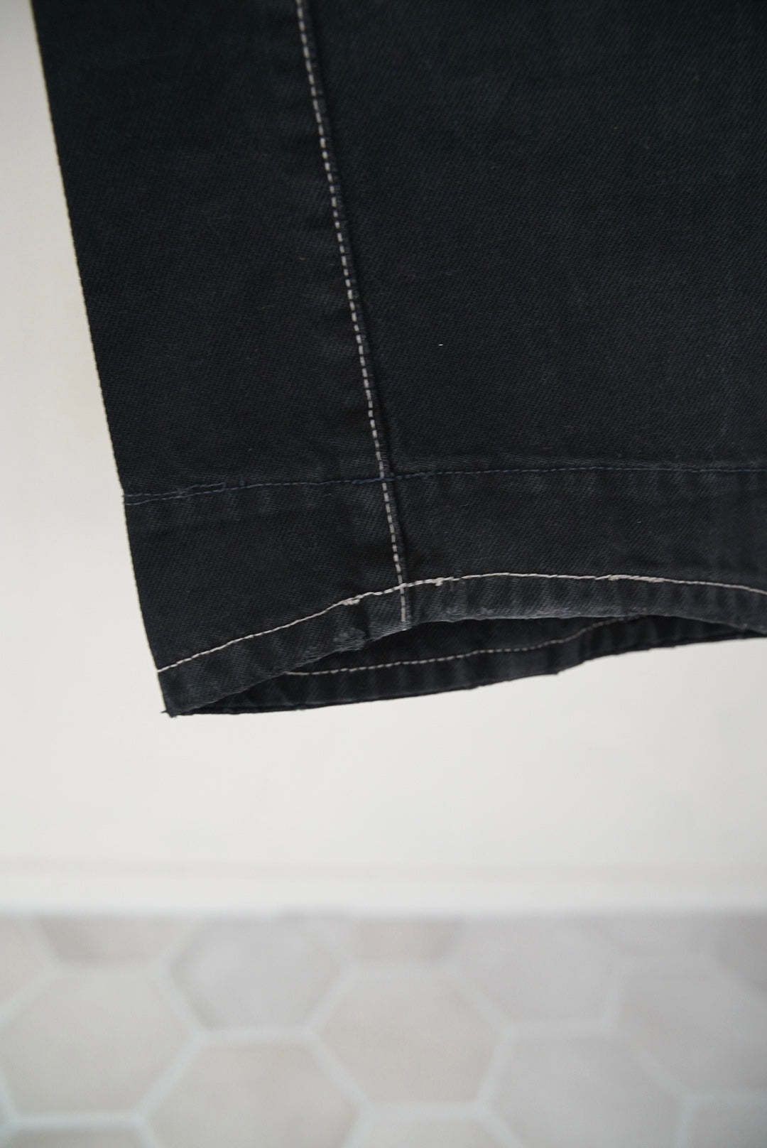 1990s Euro Levi's, black faded denim