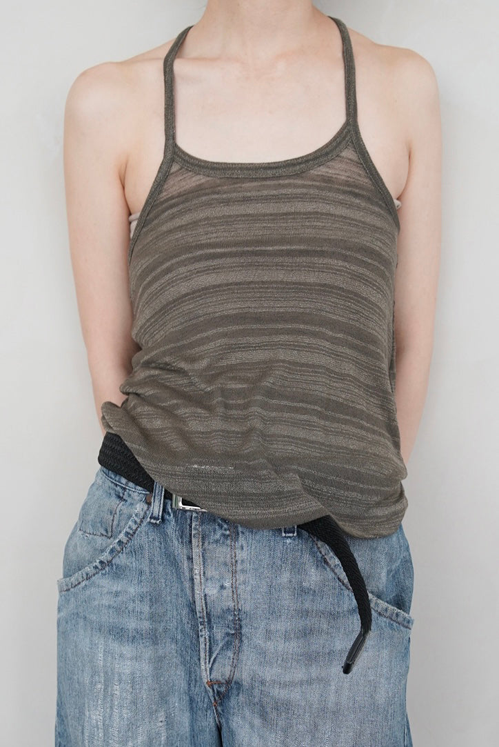 2000s Knit camisole with back lace