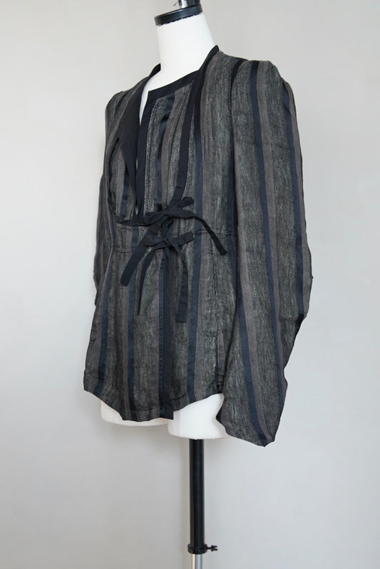 spring 2006 Dries Van Noten, striped trival jacket