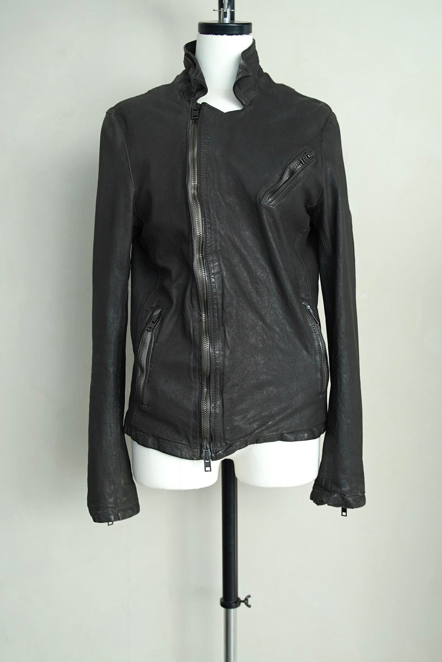 1980s Itary, shrink leather jacket