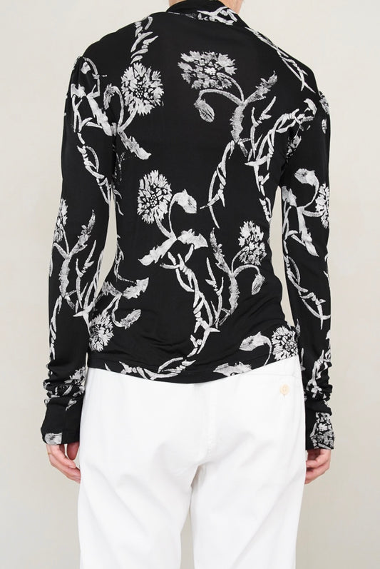 1990s Galliano, power net cutsew