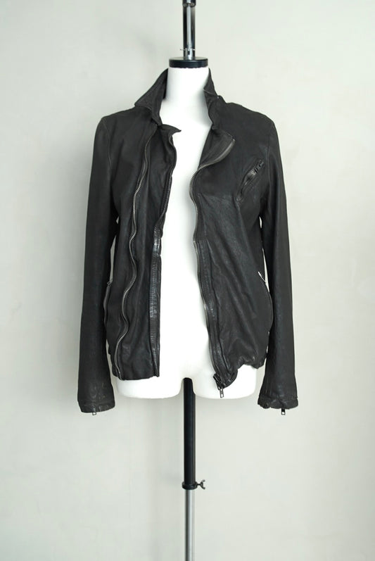 1980s Itary, shrink leather jacket