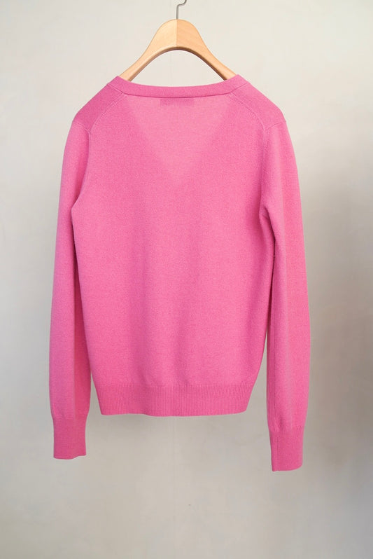 2000s Prada, cashmere cardigan in pink