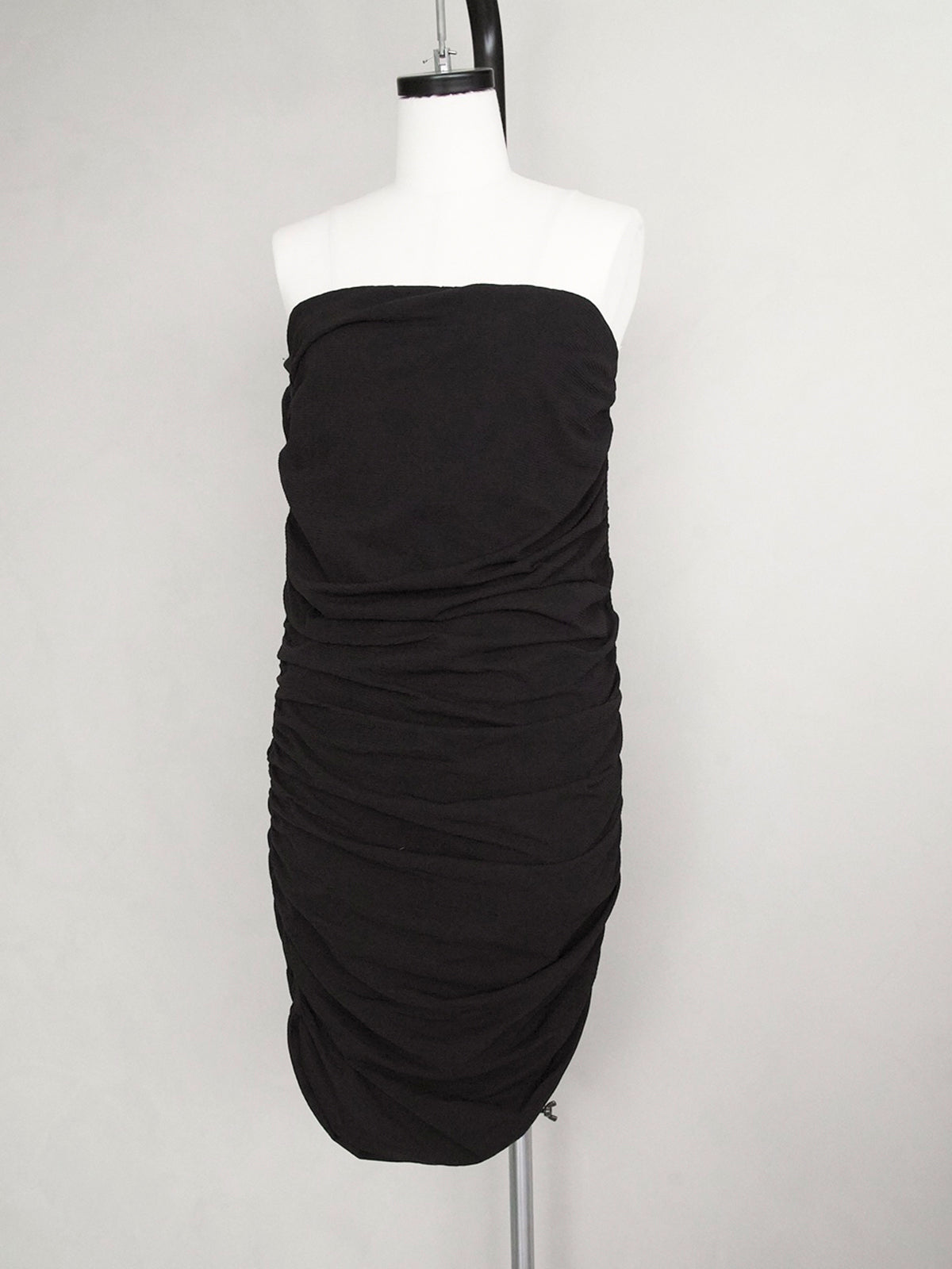 2000s jersey fabric drape skirt